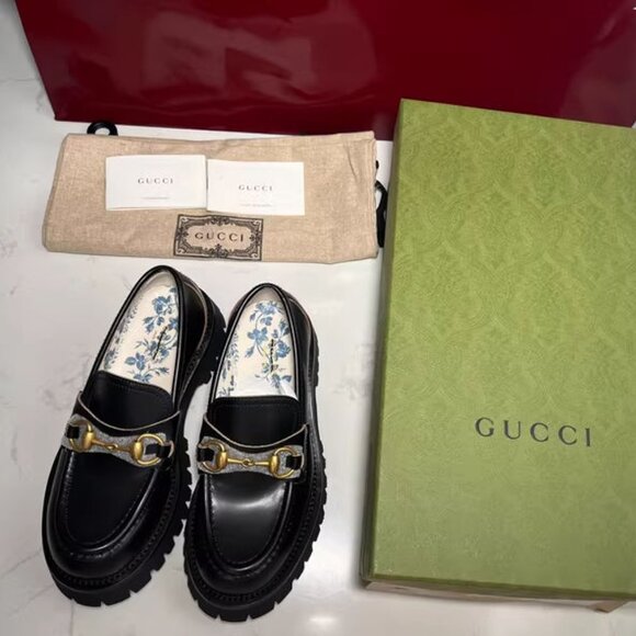 Gucci Women's Black Loafers